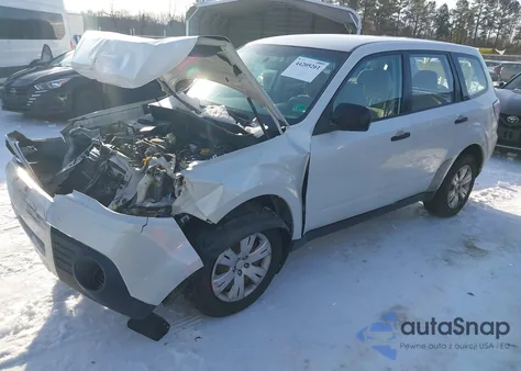 2010 Subaru Forester 2.5X z USA, uszkodzony, nr VIN JF2SH6AC9AH717269